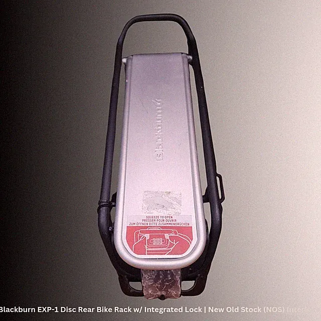 Blackburn EXP-1 Disc Rear Bike Rack w/ Integrated Lock | New Old Stock (NOS) Int