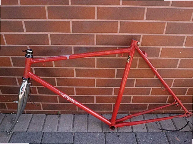 UTOPIA Black Bird 58 cm expedition bike frame Germany dropouts Campagnolo 80's